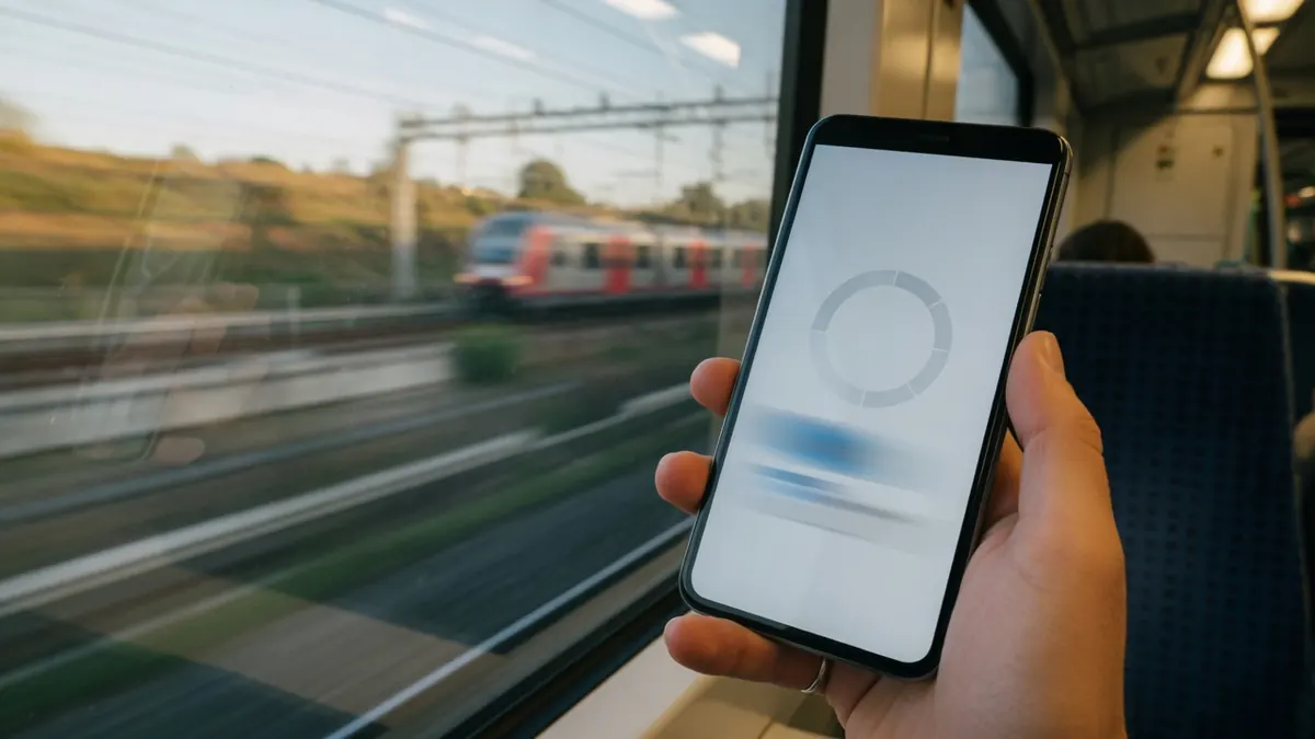Test de vitesse d'un site sur smartphone en mobilité
