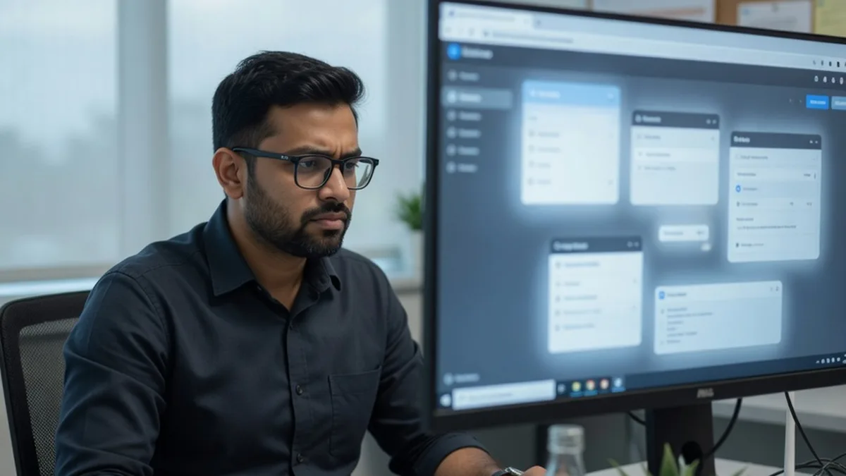 Professionnel IT configurant un hébergement web